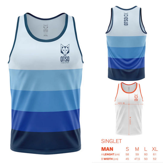 Maglia senza manica uomo