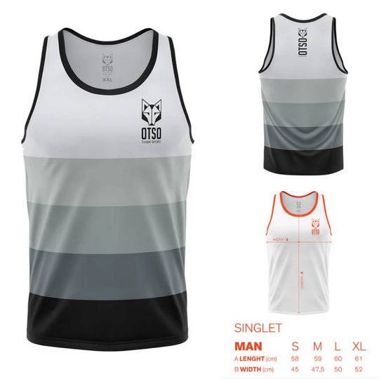Maglia senza manica uomo