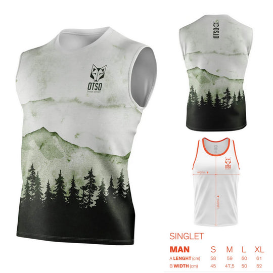 Maglia senza manica uomo